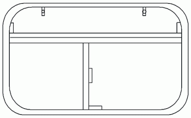 Hopper/Slider Radius All Round Corners